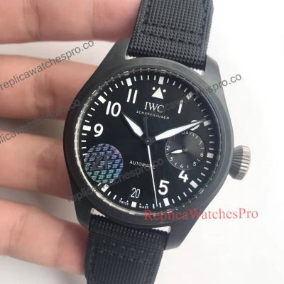 Wholesale and Retail Copy IWC Big Pilot's Black Dial Watch IWC5002301